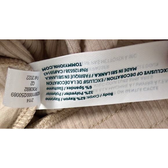 Tommy John Womens Lounge Pants Size Meduim Slash Pocket Due Skin Casual NWT New - Picture 8 of 9